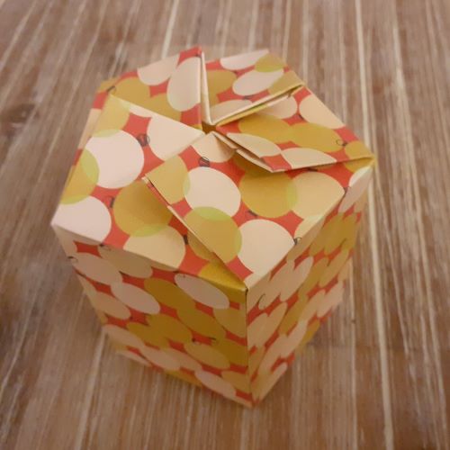 Template giftbox polygon